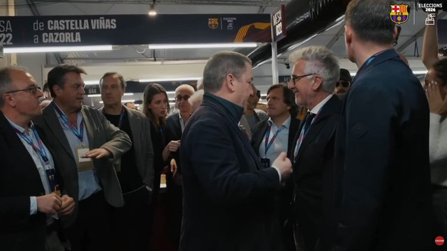 El gesto de Laporta antes de votar en las elecciones: le sale solo y es irrepetible
