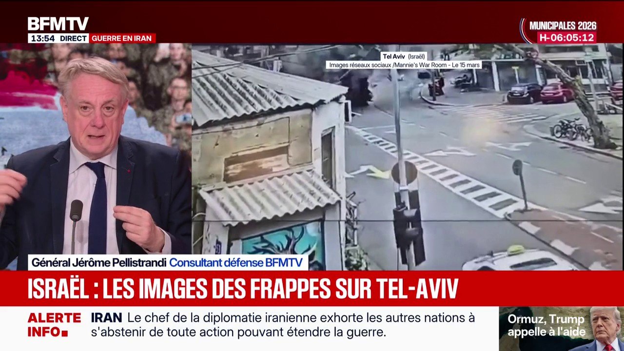 Guerre au Moyen-Orient: les images d'une nouvelle frappe sur Tel-Aviv, en Israël