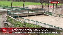 Diyarbakır’da sağanak sonrası dereler taştı, tarım arazilerini su bastı