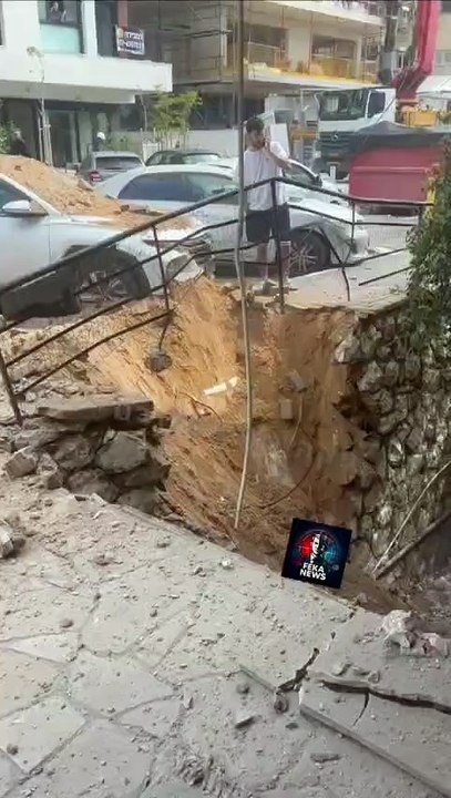 سقوط شظايا صاروخ في إسرائيل