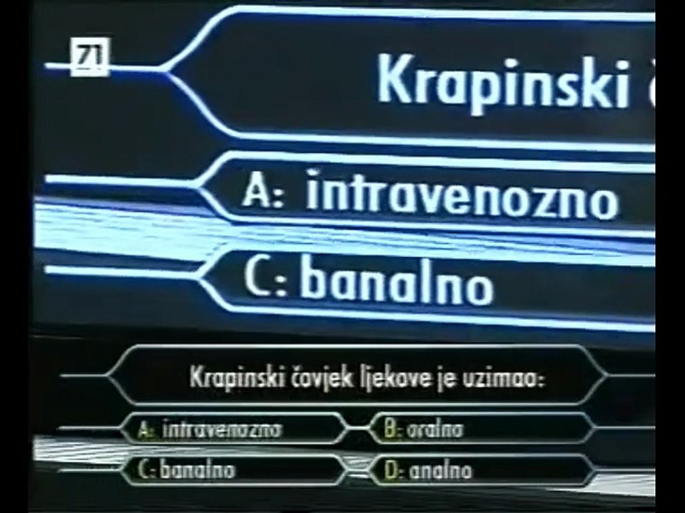 Noćna mora - Jaran Milijunaš "Krapinski čovjek ljekove je uzimao"