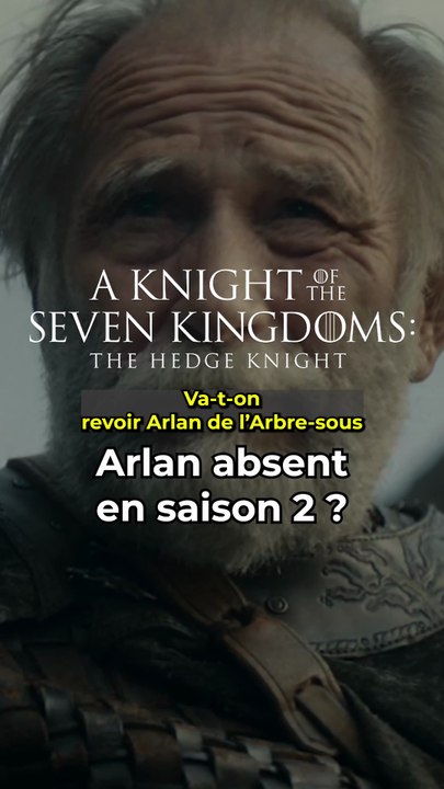 Au revoir Arlan... Tu vas nous manquer ! #aknightofthesevenkingdoms