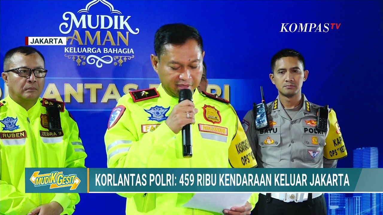459 Ribu Kendaraan Sudah Tinggalkan Jakarta Jelang Puncak Mudik | MUDIK GESIT