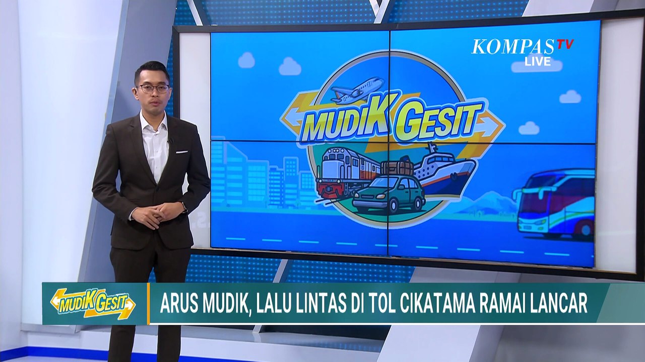 Arus Mudik Padati Tol Cikampek Utama, Jasa Marga Beri Diskon Tarif 30 Persen | MUDIK GESIT