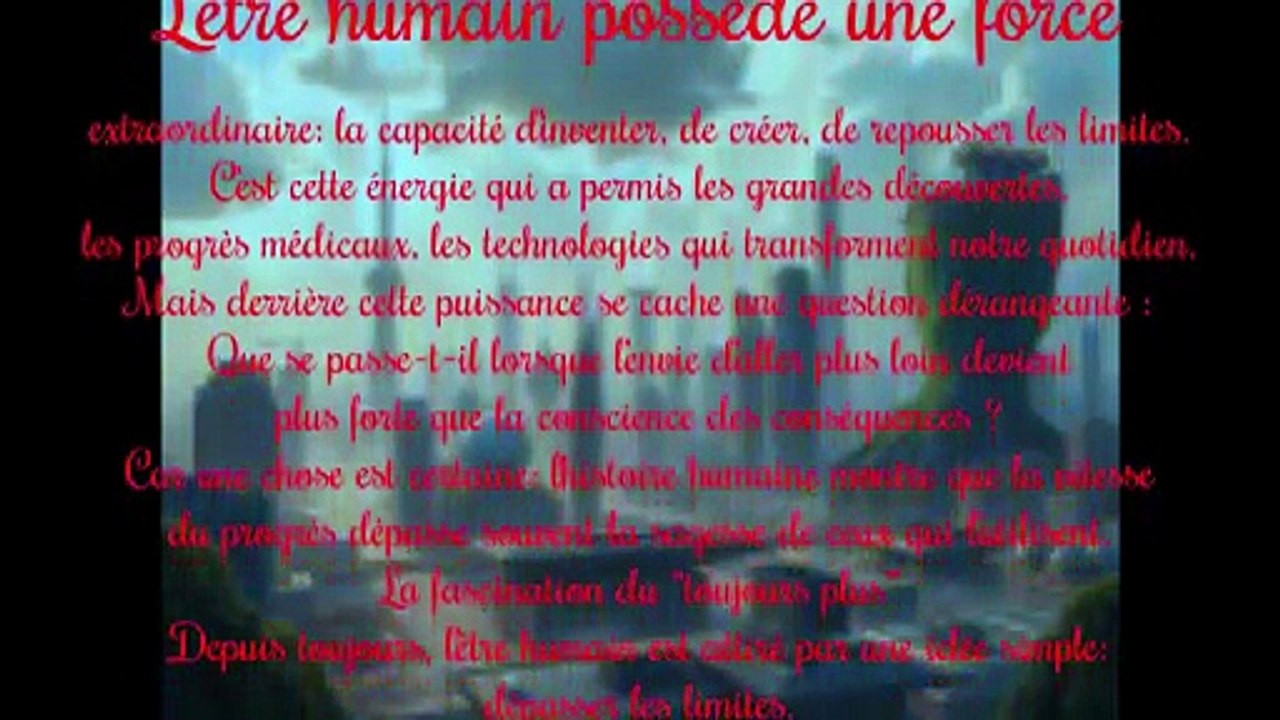 LES ECRIS DE KHAL ( Toujours plus loin… mais vers quoi ? )