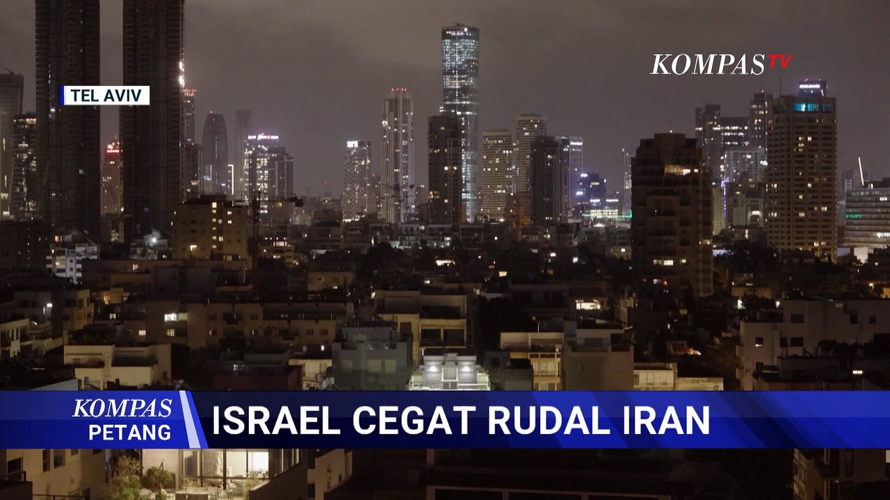 Sirine Meraung! Rudal Iran Hujani Langit Tel Aviv, Israel Sulit Blokade Serangan Bertubi?