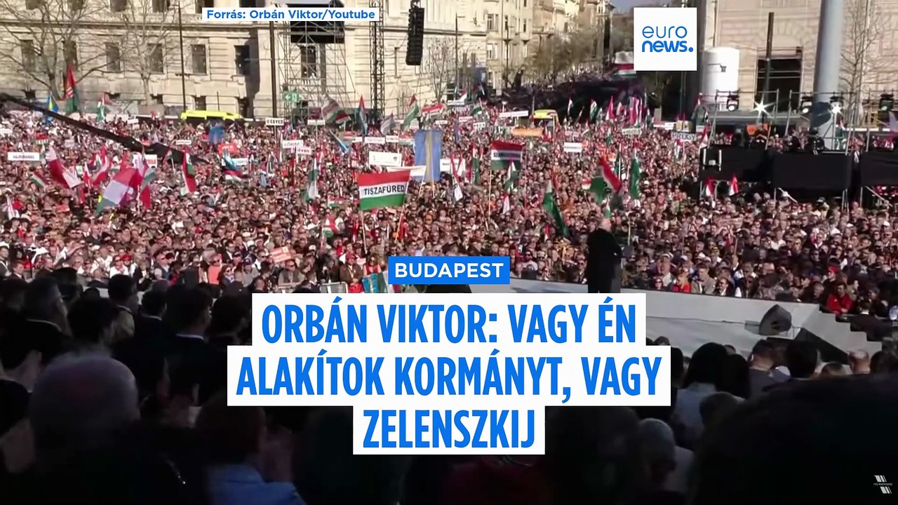 Orbán Viktor az EU-t és Ukrajnát bírálta, Magyar Péter szerint Orbán elárulta közös jövőnket