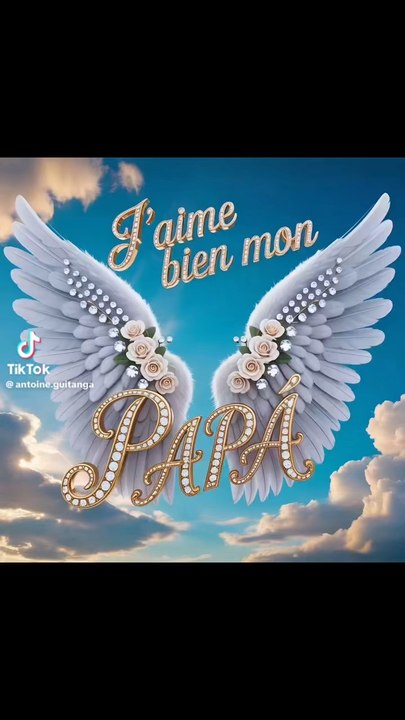 ❤️pour mon papa bisous volant papa❤️