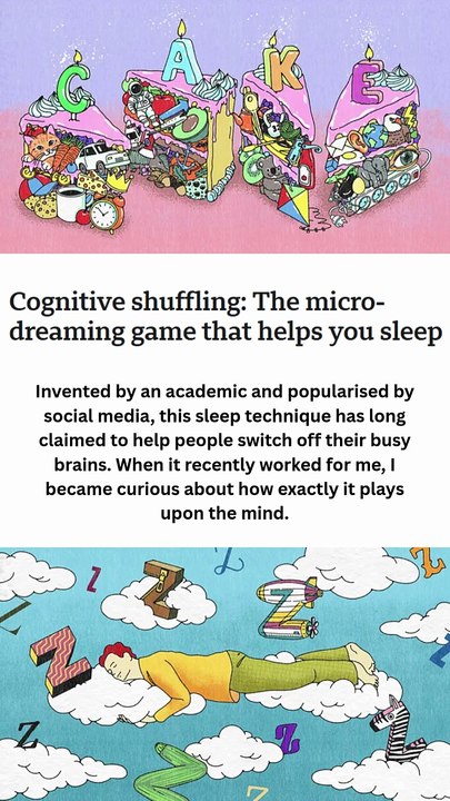 Cognitive shuffling: The micro-dreaming game that helps you sleep