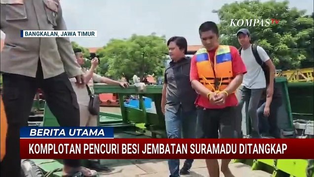 Polisi Tangkap Komplotan Pencuri Besi Tiang Suramadu: 21 Kali Beraksi Raup Rp100 Juta | BERUT