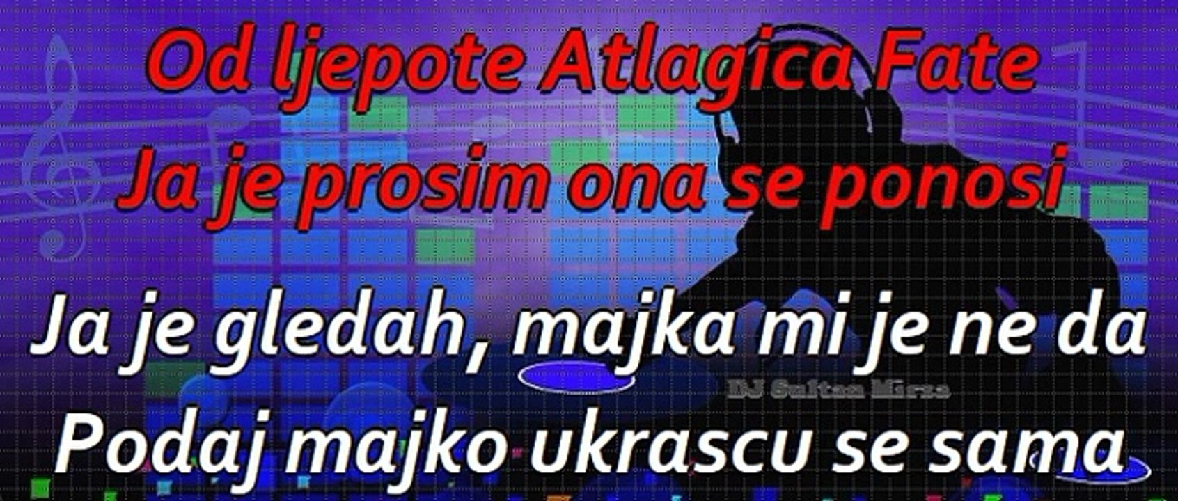 Moćevčiću, mali Carigrade - Ćazim Čolaković (uživo karaoke)