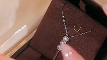 Full Moissanite Bubble Necklace Review | 925 Sterling Silver Clavicle Jewelry