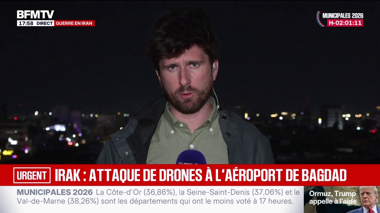 Guerre au Moyen-Orient: une base militaire américaine proche de l'aéroport de Bagdad visée par une attaque de drones et de roquettes