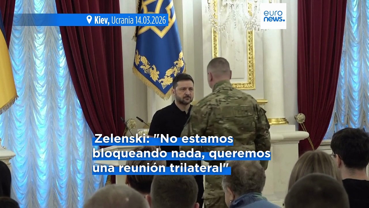 Zelenski dice estar listo para otra ronda de conversaciones de paz, pero está a la espera de EE.UU. y Rusia