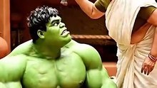Hungry Hulk Eating Village Food 😂 Funny Hulk Animation | AI Viral Video