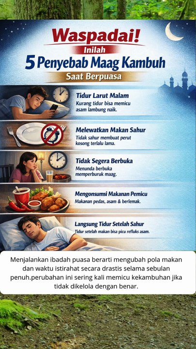 inilah 5 penyebab maag kambuh saat puasa