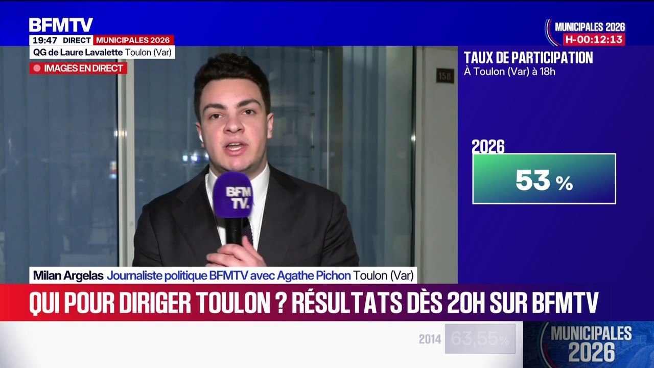 Municipales 2026: la participation atteint 53% à Toulon à 18h