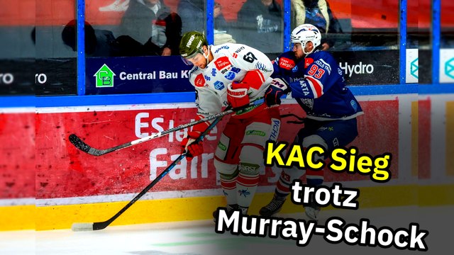 KAC gewinnt nach Murray-Schock: Eishockey-Viertelfinale startet erfolgreich