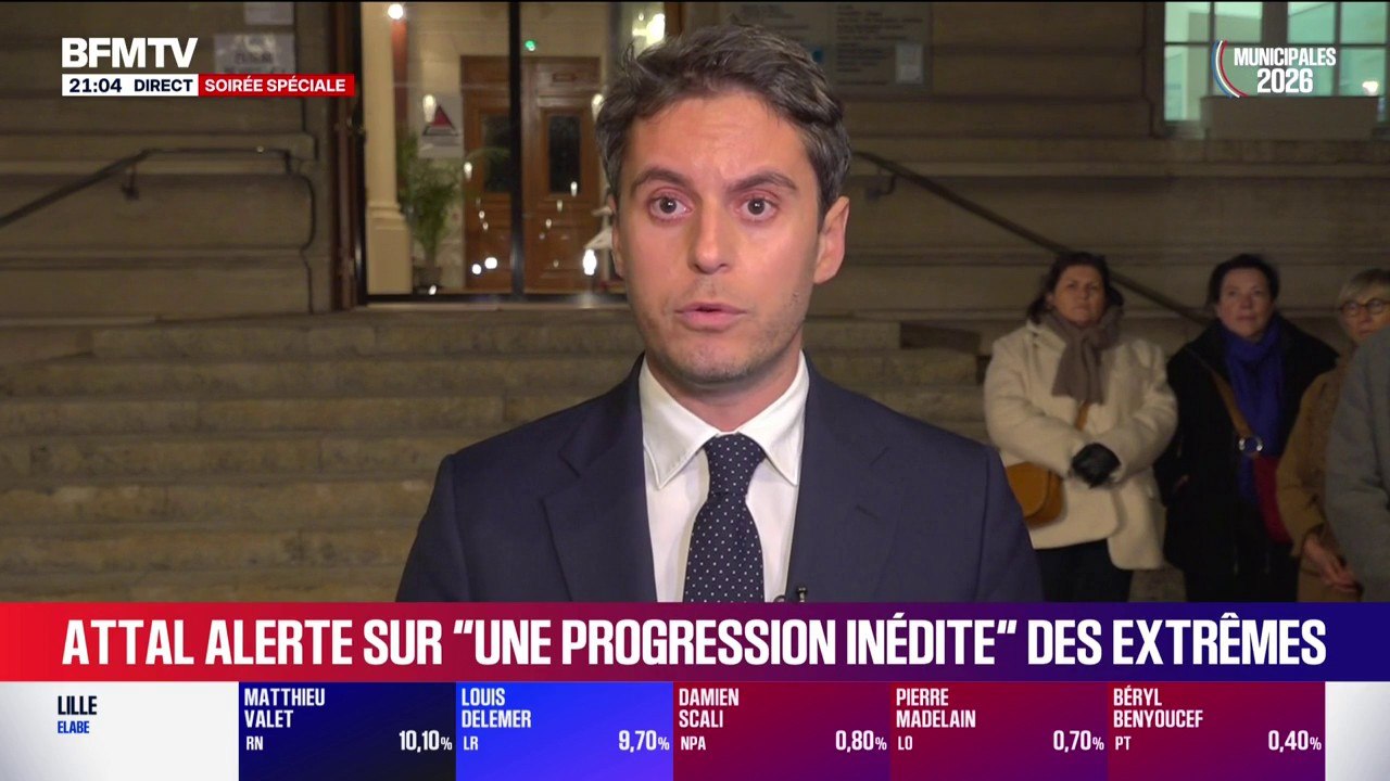 Municipales 2026: "Nous ne participerons à aucune alliance directe ou indirecte ni avec l'extrême gauche, ni avec l'extrême droite", assure Gabriel Attal, président de Renaissance