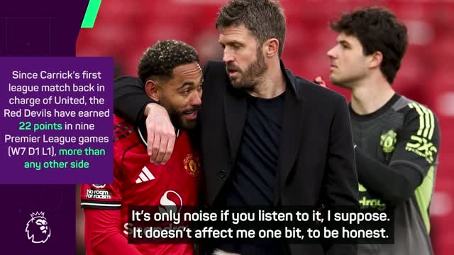 'It's only noise if you listen' - Carrick staying calm after Rooney says he should get job