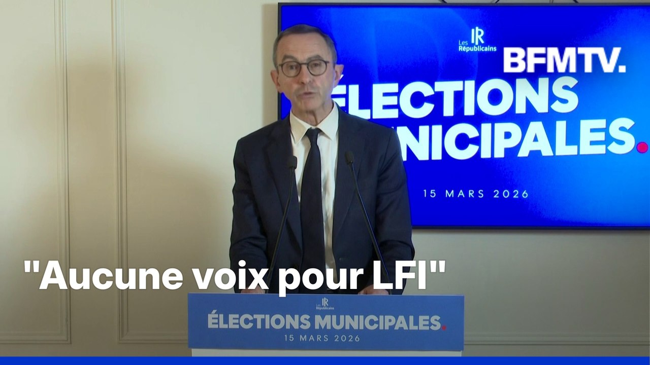 Municipales 2026: Bruno Retailleau appelle “à aucune voix pour LFI”