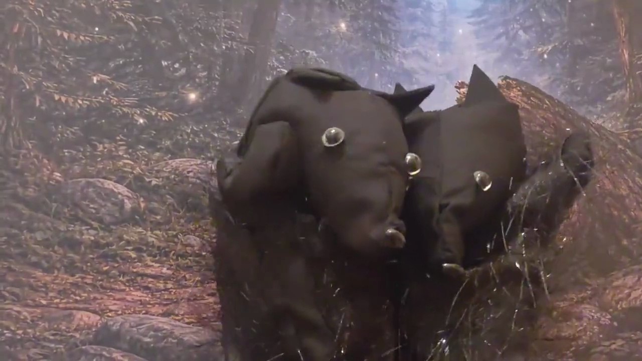 Marionnettes - la meute et le corbeau