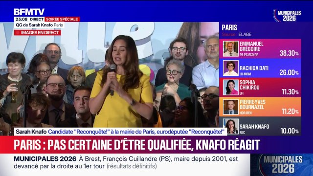 Municipales 2026 à Paris: Notre ligne politique vient de faire ne percée historique , se félicite Sarah Knafo