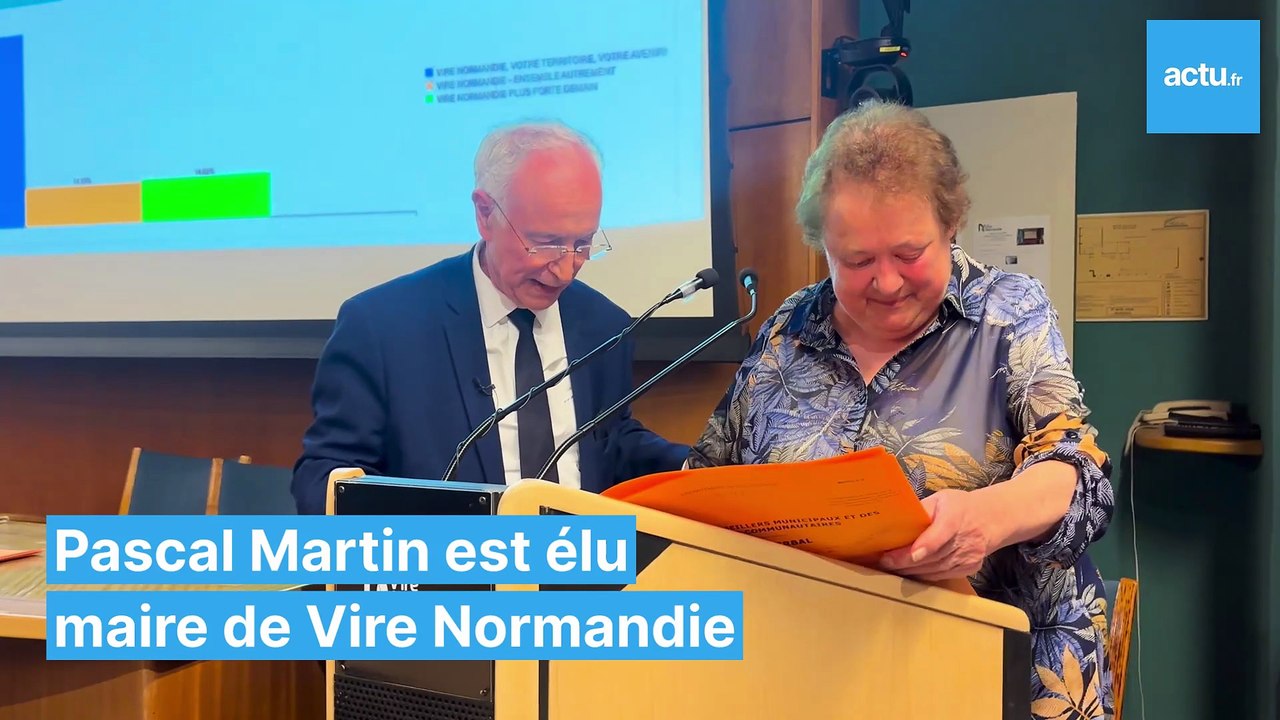 Municipales 2026 : Pascal Martin élu maire de Vire Normandie