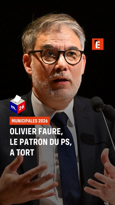 Olivier Faure, le patron du PS, a tort