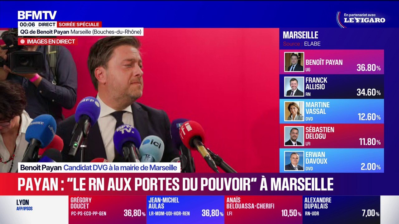 Municipales 2026 à Marseille: "Le Rassemblement national veut faire de cette ville un marche pied pour la famille Le Pen", lance Benoît Payan, candidat DVG à la mairie de Marseille