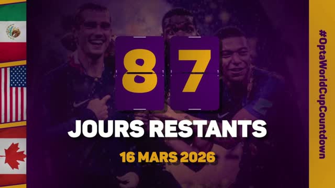 Le décompte d’Opta - J-87 avant la Coupe du monde