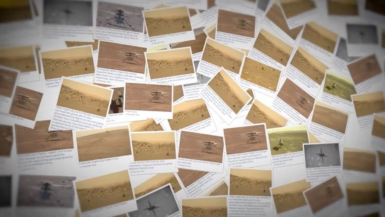 Digital Postcards Sent To Mars Helicopter Ingenuity