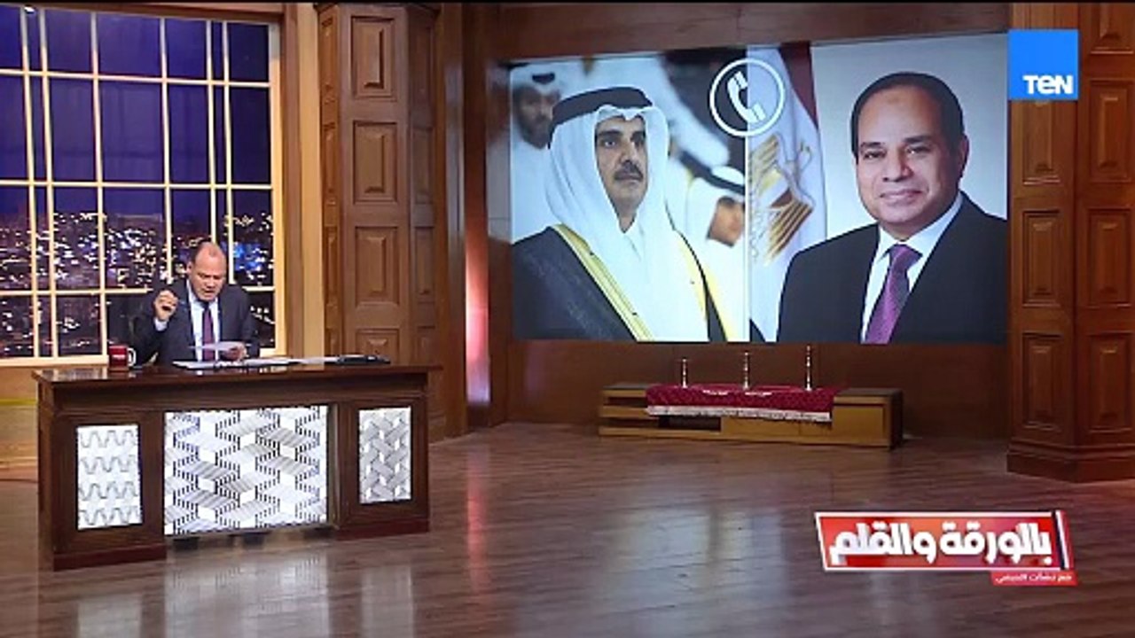 الرئيس السيسي يعلن الدعم المطلق للأشقاء بدول الخليج خلال حديثه مع امير قطر