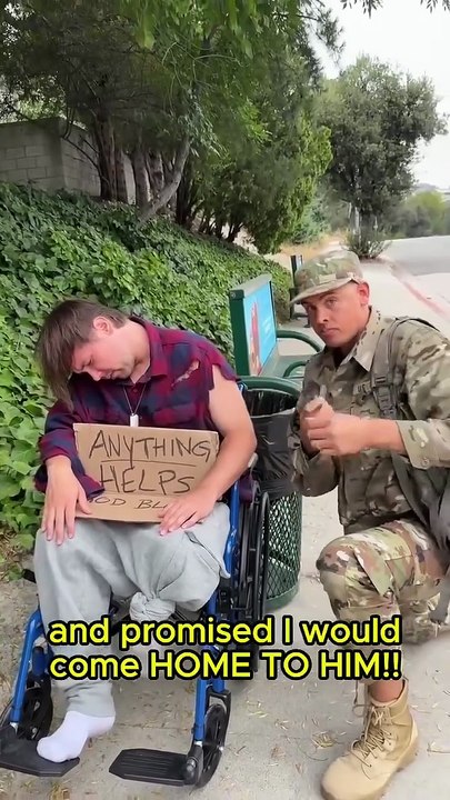 Surprising my disabled homeless brother!😭😢🥺