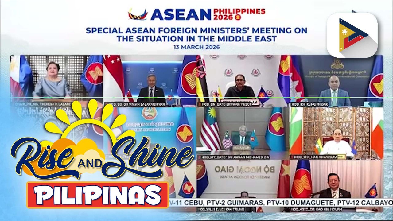 DFA, nagpatawag ng espesyal na ASEAN Foreign Ministers meeting para talakayin ang kaguluhan sa gitnang silangan | ulat ni Gab Villegas