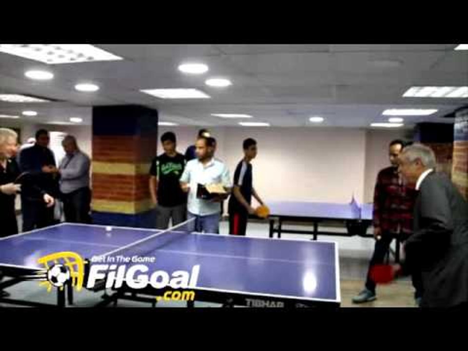 مرتضى يهزم السفير الجزائري في مباراة تنس طاولة