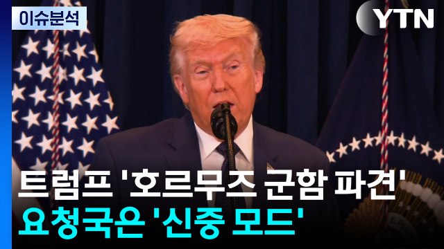 트럼프 '호르무즈 군함 파견'...요청국은 '신중 모드' / YTN