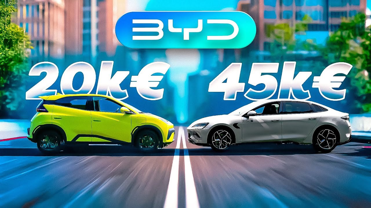 20000€ ou 45000€ : quelle VOITURE ÉLECTRIQUE BYD Choisir ?