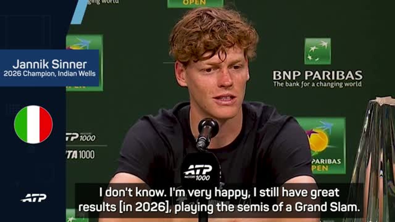 Sinner caps off 'great week' with maiden Indian Wells title