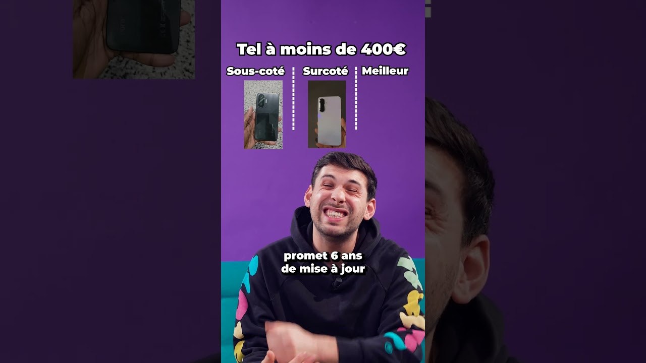 Le meilleur smartphone à moins de 400€  #smartphone #xiaomi  #nothing  #samsung  #shorts