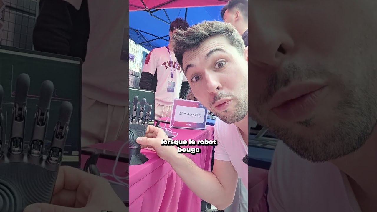 Comment sont faits les doigts de robots ?  #robots  #humanoidrobot  #tech #doigts  #shorts