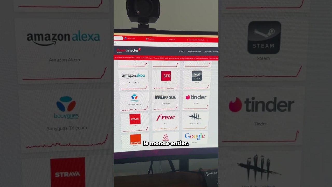 Pourquoi toutes vos applications préférées rament ce matin ? On vous explique ! #internet