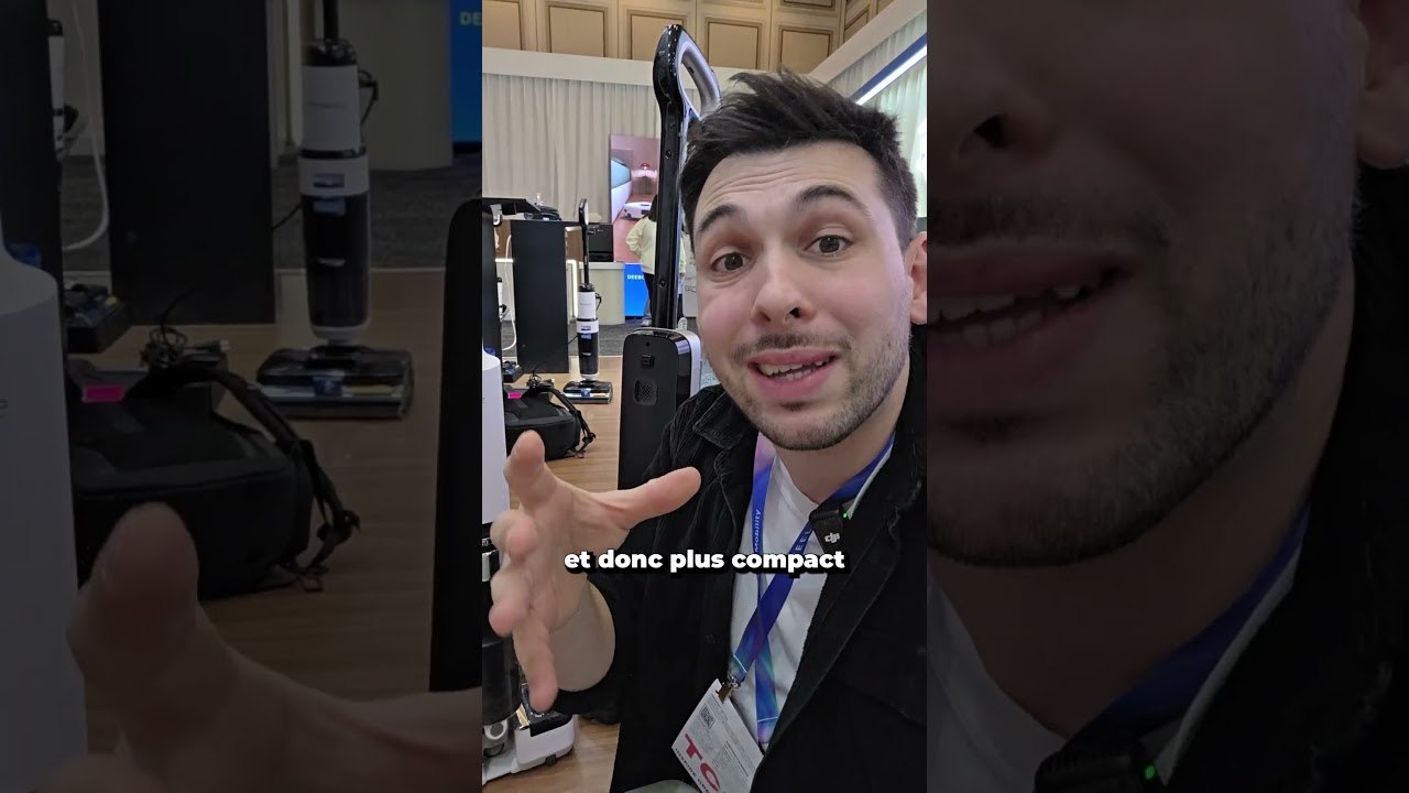Le plus fin et léger des balais laveurs  #balai  #balailaveur  #ces2026 #ces #tech #tineco #shorts