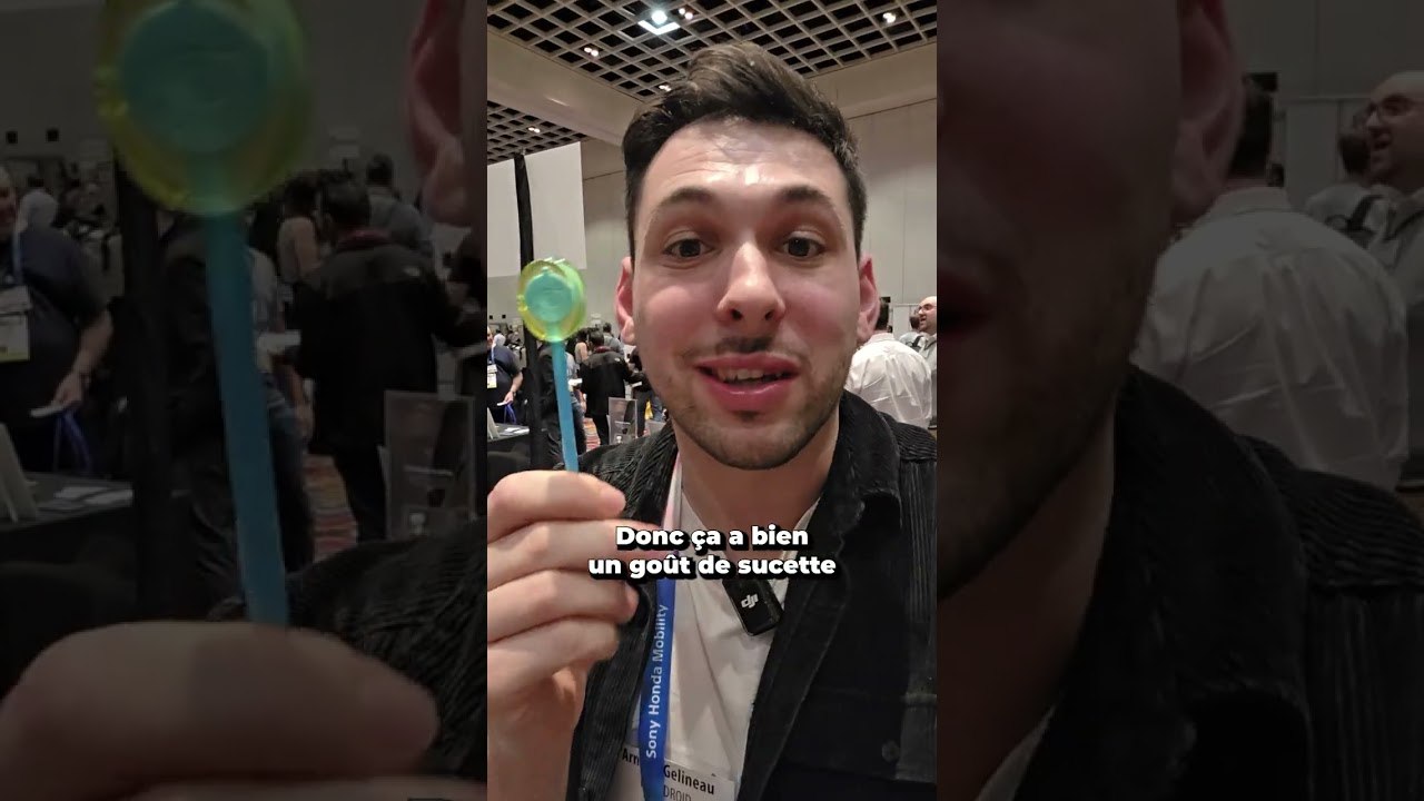 Des sucettes électroniques !  #sucette  #électronique  #bonbon  #ces #ces2026  #shorts