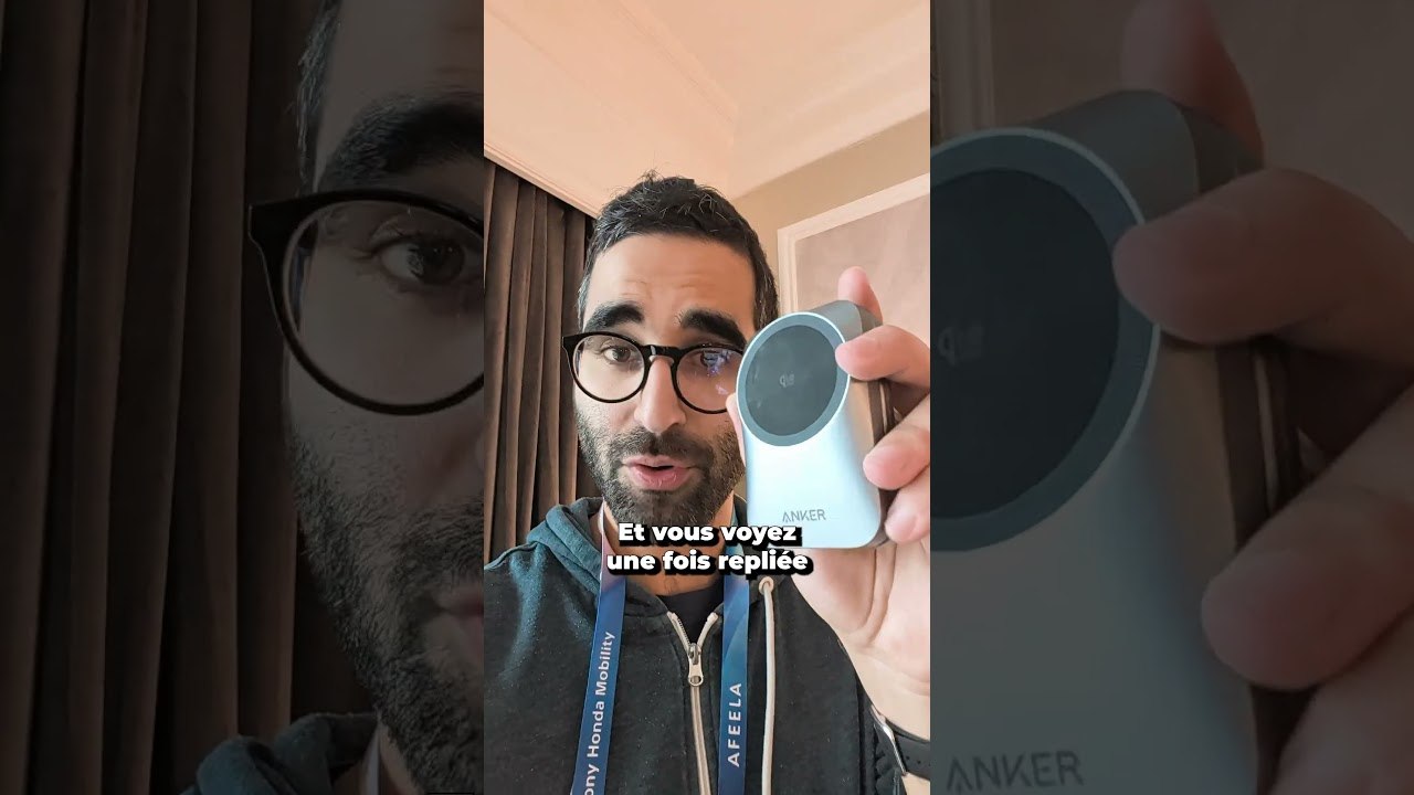 Une station de charge ultra compacte !  #stioncharge  #tech #ces #ces2026 #shorts