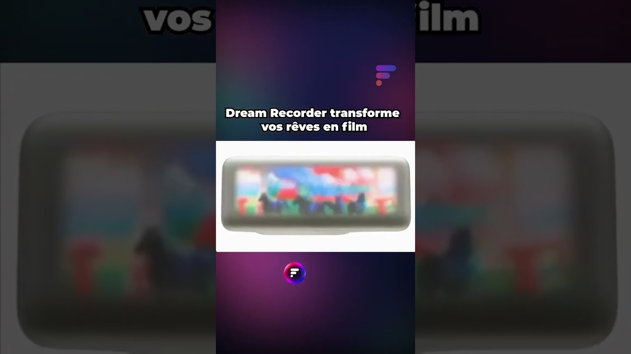 Dream Recorder transforme vos rêves en film #tech #reves #shorts