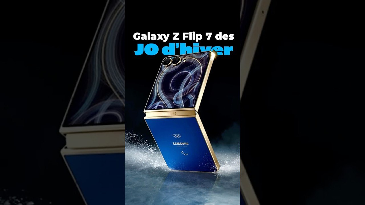 Le smartphone Samsung ultra rare spécialement conçu pour les JO d’hiver #samsung #jo #shorts