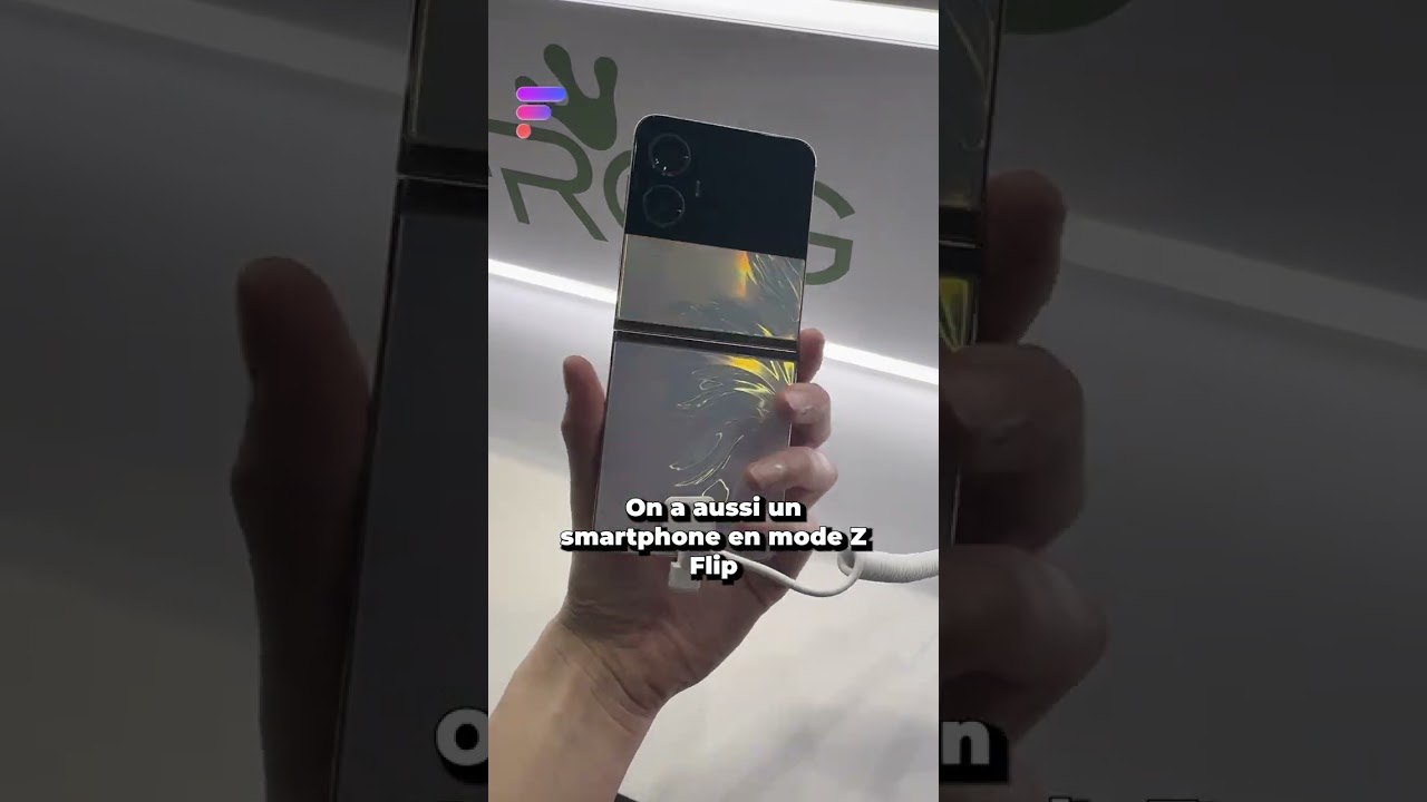 Cette marque fait des smartphones à clapet #telephoneaclapet #clapet #mwc2026 #shorts