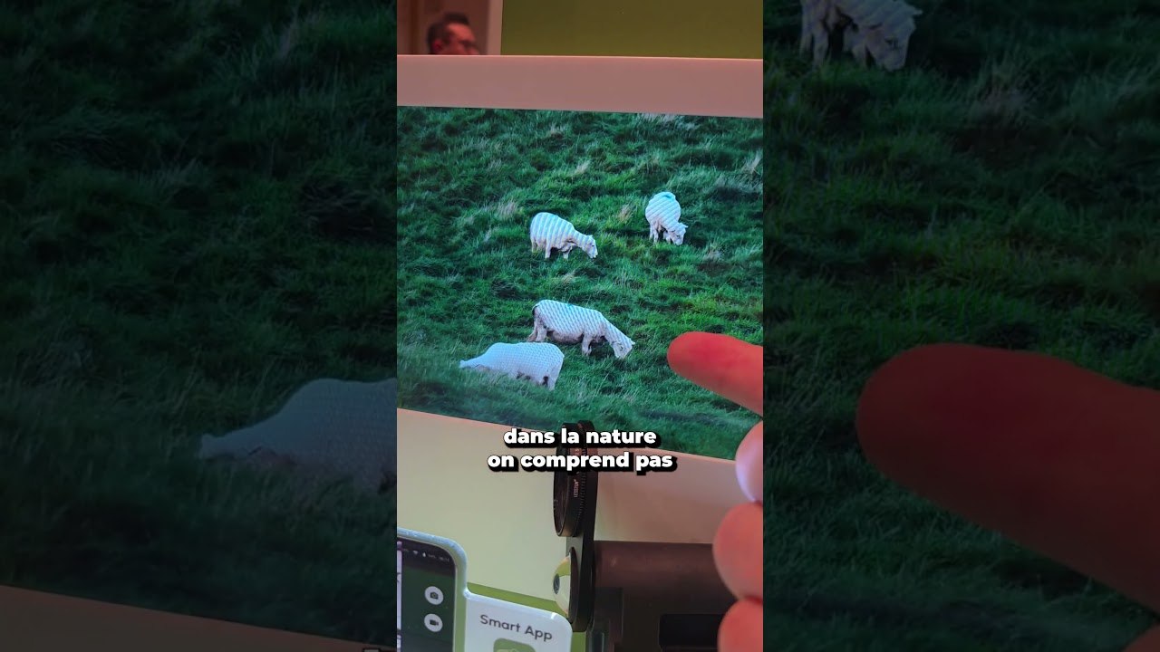 Des jumelles connectées !  #jumelles  #jumellesconnectée  #ces2026 #ces #tech  #shorts