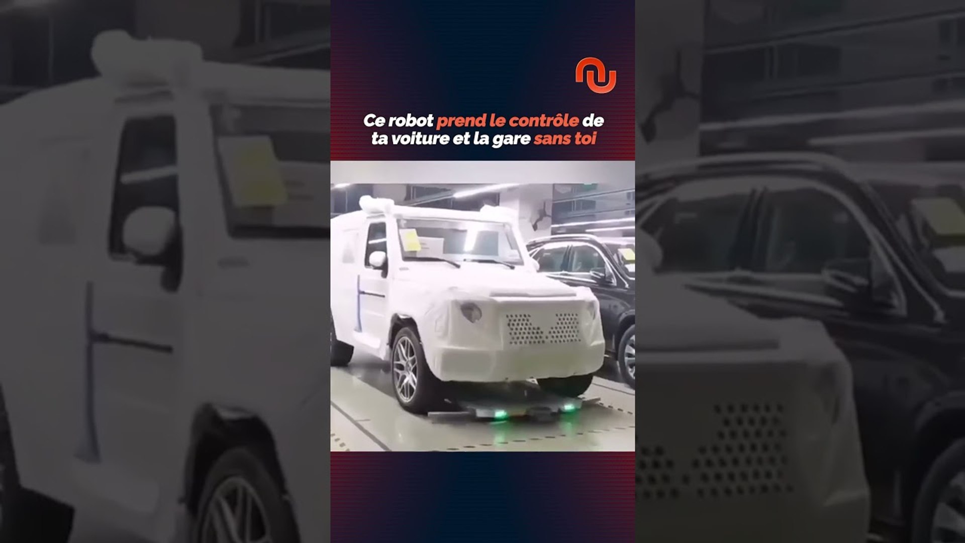 Ce robot gare ta voiture tout seul ! #shorts #tech #innovation